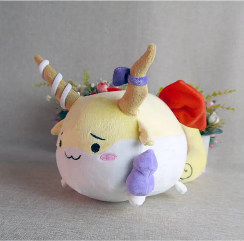 Anime TouHou Project Plush Toys Ibuki Suika Pet Cosplay Doll 36cm Cartoon Filling Pillow for Gift