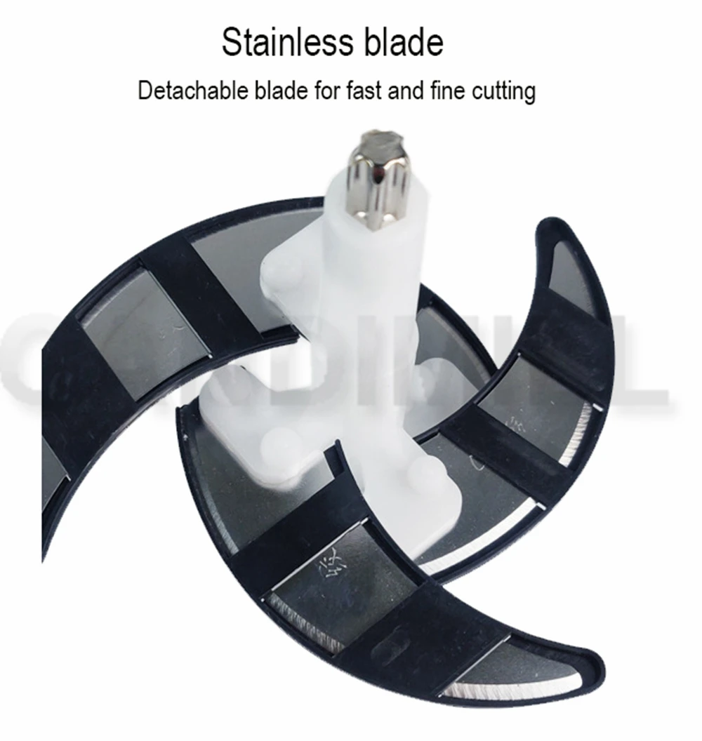 CANDIMILL 2 سرعات 2L قدرة مفرمة اللحم أداة تقطيع الطعام الكهربائية المفرمة المنزلية الثوم الخضار المعالج Slicer