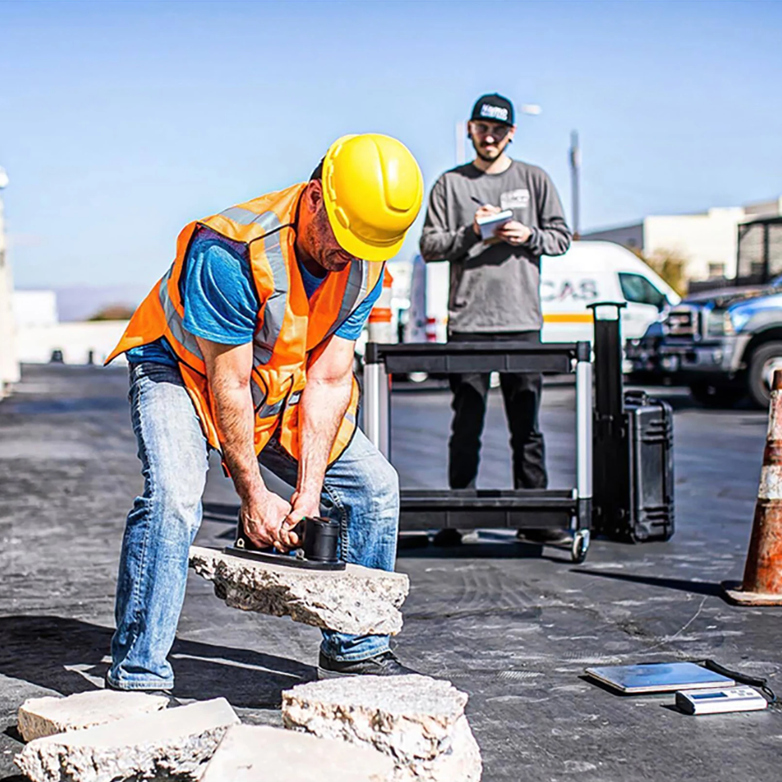 Grabo Pro aspirapolvere elettrico sollevatore a ventosa Granit vetro legno sollevamento a parete a secco con interruttore di spegnimento automatico Display digitale