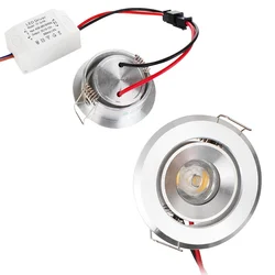 5 sztuk/partia Mini LED wpuszczone COB lampa sufitowa Downlight żarówka 3W 85V-265V High Power lampy oświetlenie wewnętrzne biuro sklep dekoracji