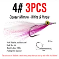 3PCS Hook Size 4