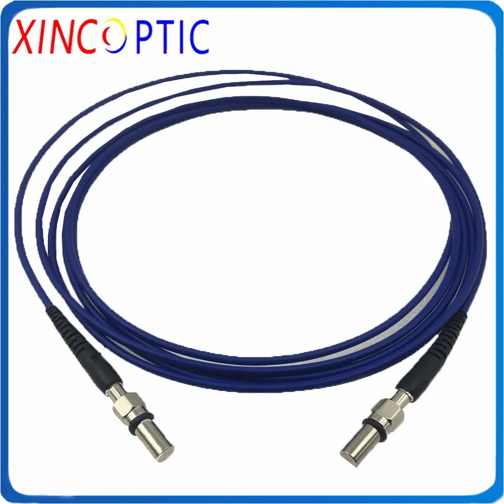 

SMA905-SMA905 Silica Metal Ferrule MM SX 100/200/300/400/500/600/800um,400-2500nm,0.22NA,3.0mm 1M Armored Fiber Optic Patch Cord