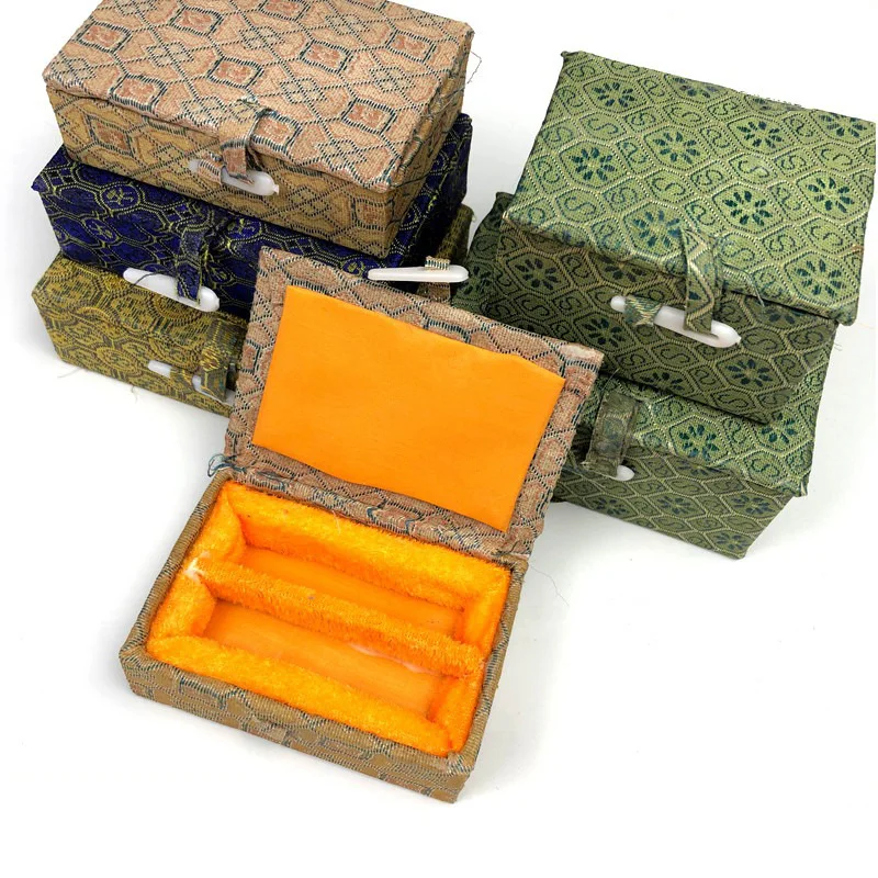Name Stamp Storage Box Wood Stone Jade Seals Study Room Table Organizer Earrings Necklace Jewelry Gift Paper Boxes Chop Holder