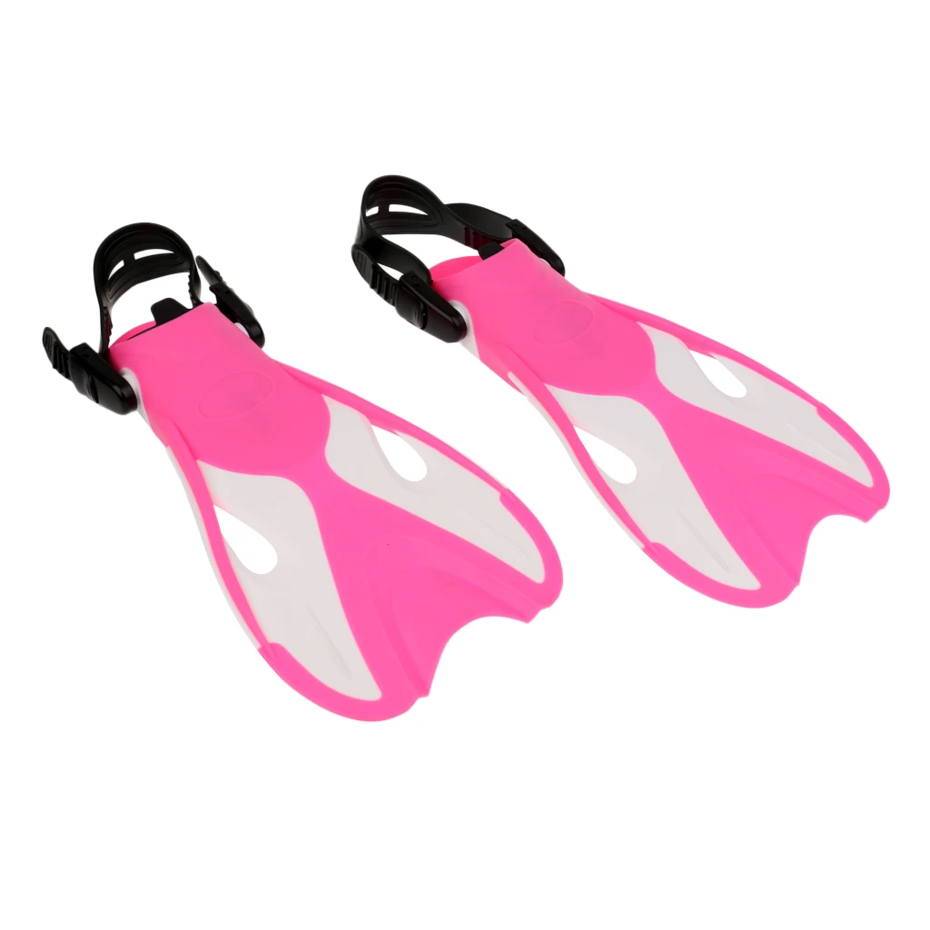 Junior Kids Children Swimming Traning Fins Flippers Open Heel for Snorkeling Scuba Diving Swimming Underwater Sports