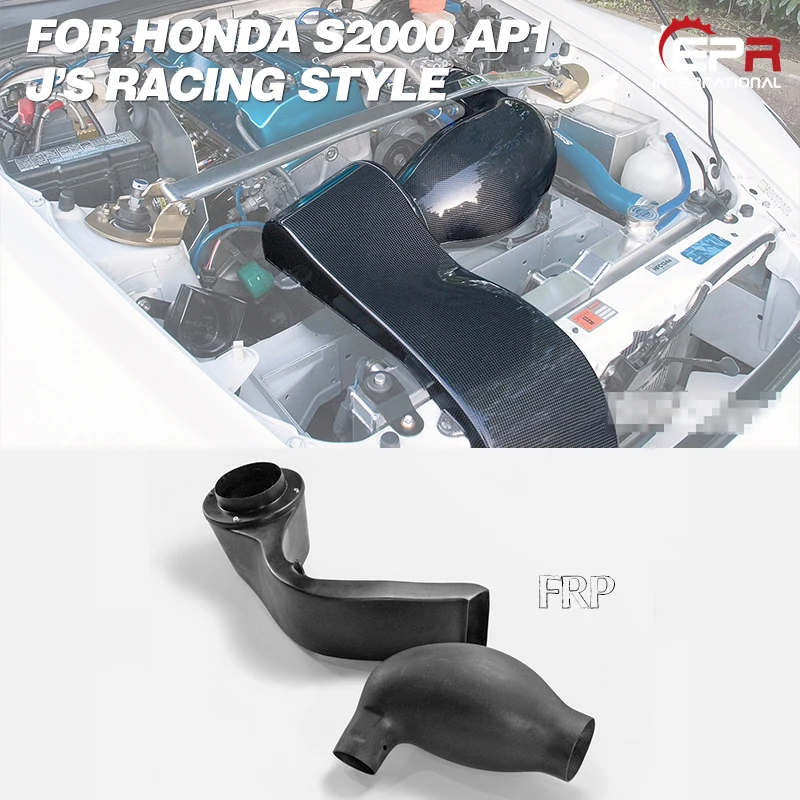 FRP Air Intake Duct For Honda S2000 AP1 JS sport Glass Fiber Air Tunnel & Air Box Vent Body Kit Tuning Trim For S2000 sport