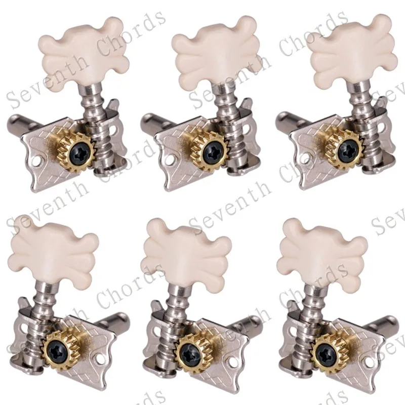 

A Set of 3R3L Classical Guitar String Tuning Pegs Keys Machine Heads Tuners Guitar Accessories Parts Musical Instrument