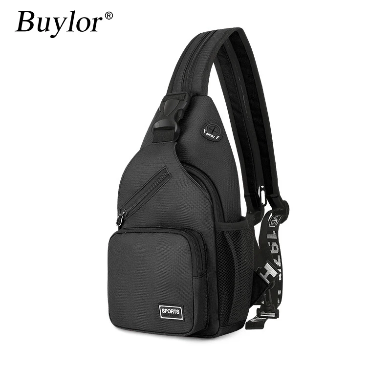 Buylor New Oxford Chest Bag Women Casual Boy Girl Small Backpack Large Capacity Man Shoulder Bag Multifunctional Sports Rucksack