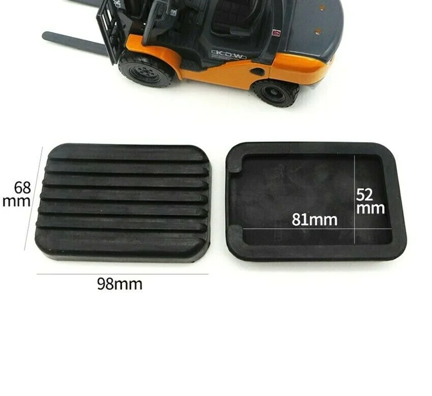 Tapis en caoutchouc pour pédale de frein et d'embrayage de chariot élévateur, 2 pièces, pour Machine HELI HANGCHA