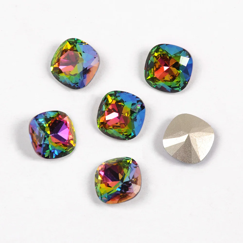 CTPA3bl 4470 High Quality Strass VM Color Cushion Cut Shape Fancy Rhinestones Pouplar Crystal Stone For 3D Nail Art Decorations