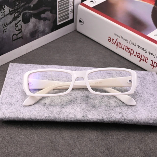 Cubojue occhiali da miopia bianchi uomo donna 100 175 to 600 montature per occhiali da vista donna gioventu occhiali stretti Anti riflesso AliExpress