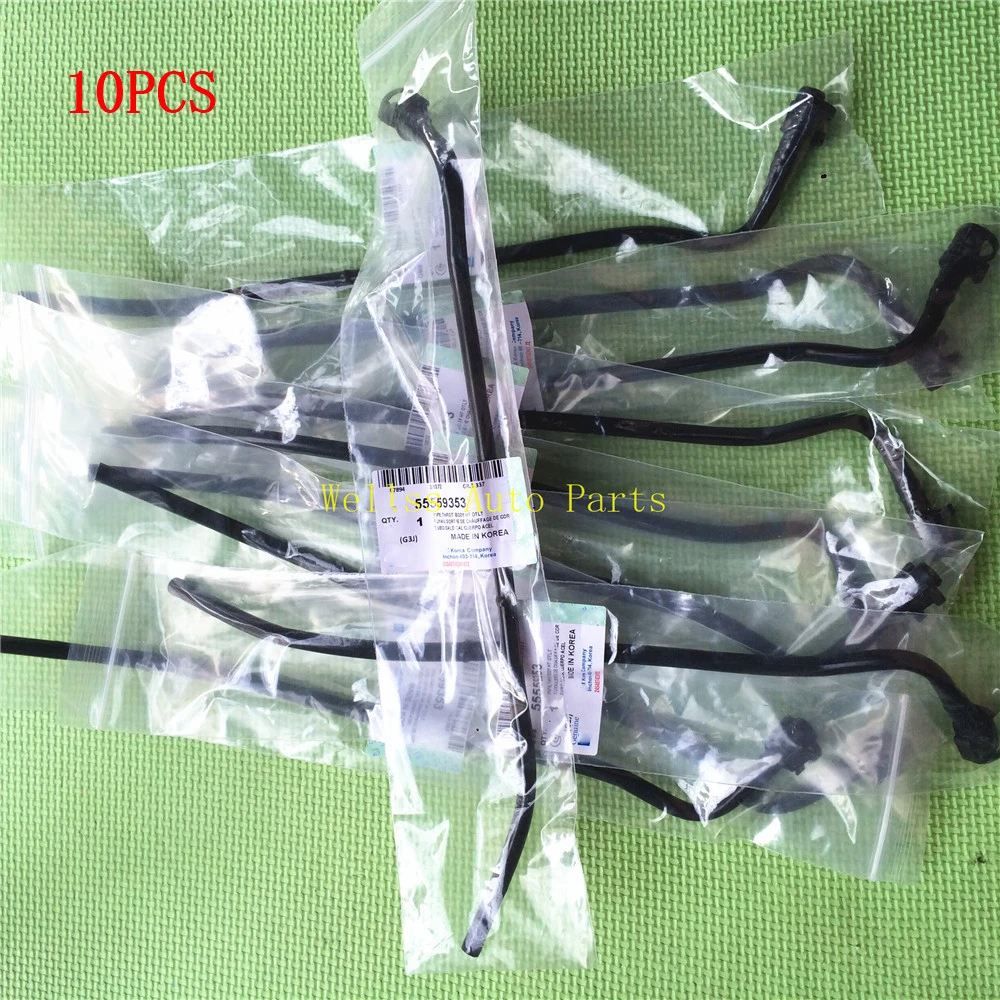 10pcs Original Thermostat Hose Outlet Pipe For Chevrolet Lova Cruze1.6 Opel Astra H J INSIGNIA A ZAFIRA 5826485 55559353 0582648