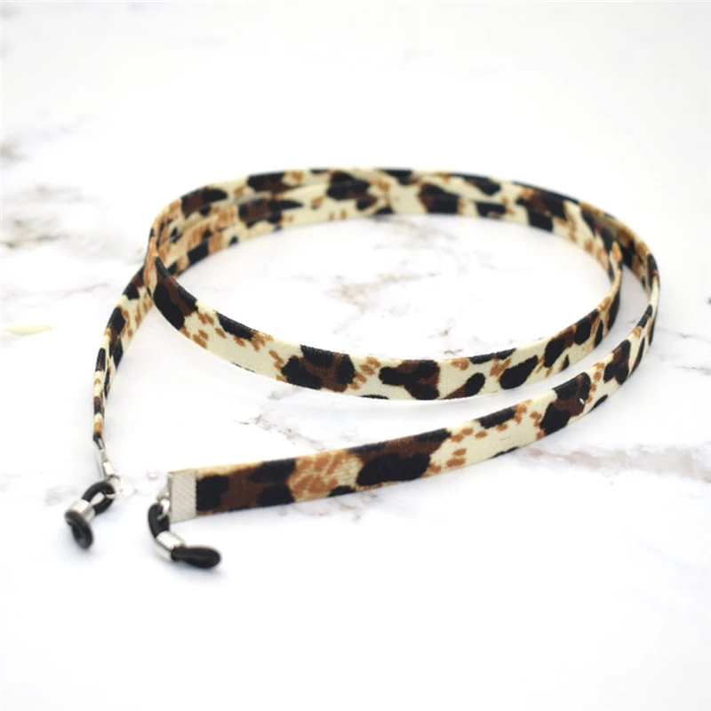 Imixlot Sexy Fashion Leopard Pattern Wide Glasses Rope Women Personality Fashion Anti-slip Sunglasses Neck Strap Holder Retainer