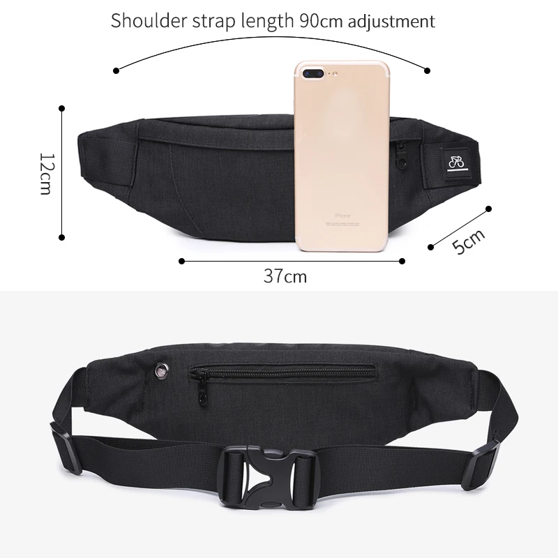 Imagem -06 - Inrnn Mens Outdoor Sports Peito Bolsa Travel Waist Belt Bolsa Bolsa de Dinheiro para Adolescentes Bolsa para Celular Casual Fanny Pack Masculino Novo