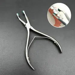 Dental autoklawowalna korona Remover Plier Forcep do usuwania tymczasowych zębów zębów Romove forniry korona Dental tymczasowe narzędzie