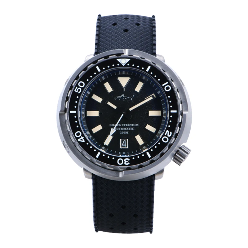 

Heimdallr Mens Dive Watches Titanium Tuna Automatic Watch Mechanical Wristwatch 20Bar Waterproof Luminous Ceramic Bezel Sapphire