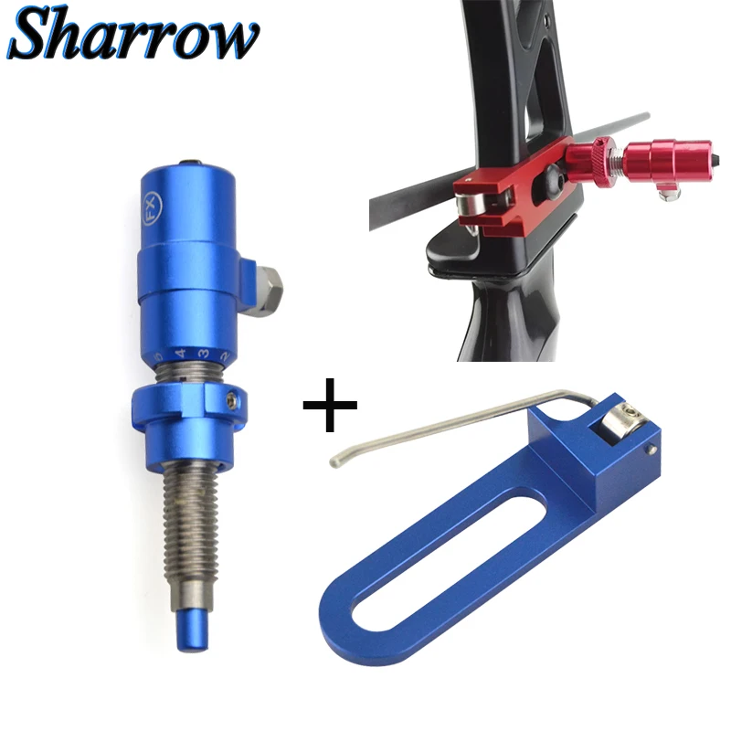 Archery Hunting Arrow Rest and Cushion Plunger Screw-In Micro-Click Spring Tension Plunger Recurve Bow Professional Competition