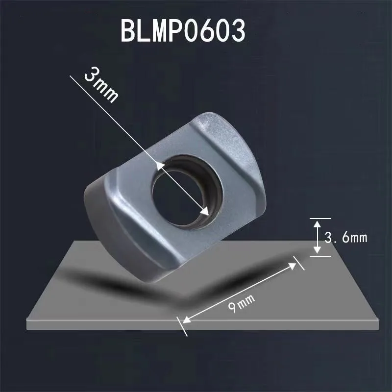 A insertar BLMP0603R BLMP0904R M de Metal 100% Original carburo torneado inserción CNC fresadora cortador de BLMP 0603R piezas de torno herramienta