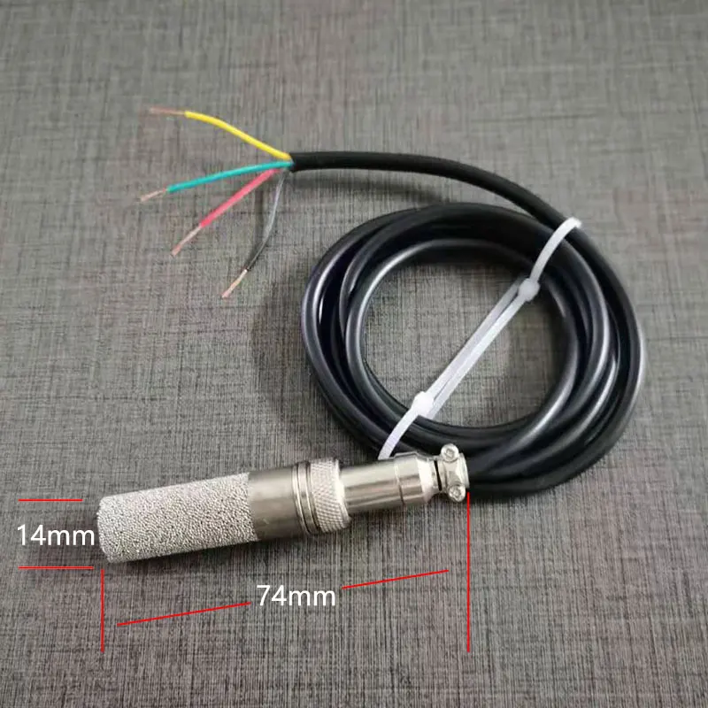 SHT10 SHT11 Verbeterde Versie SHT20 SHT30 SHT31 SHT35 Temperatuur En Vochtigheid Sensor Probe I2C Air Gas Sensor Monitor 1M kabel