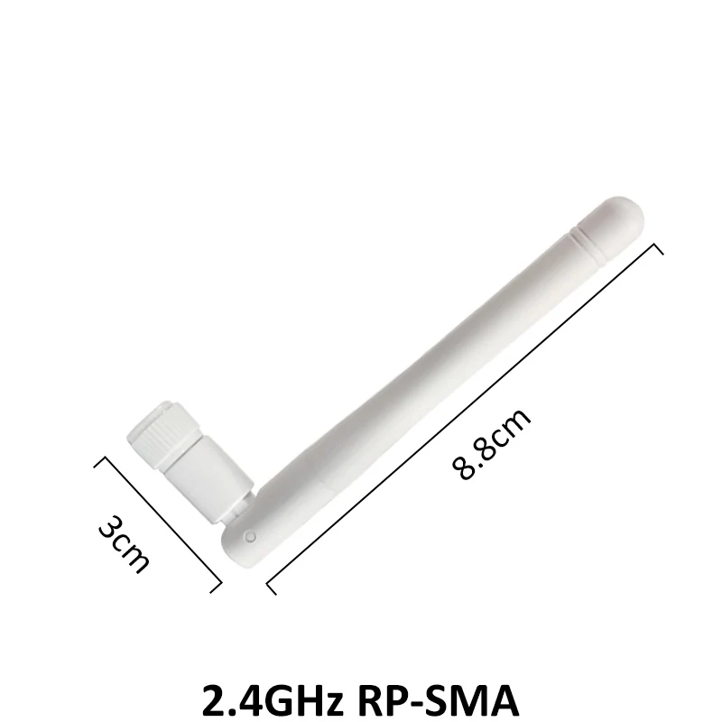 GRANDWISDOM 1-2pcs 2.4G antenna 3dbi sma female wlan wifi 2.4ghz antene pbx iot module router tp link signal receiver antena