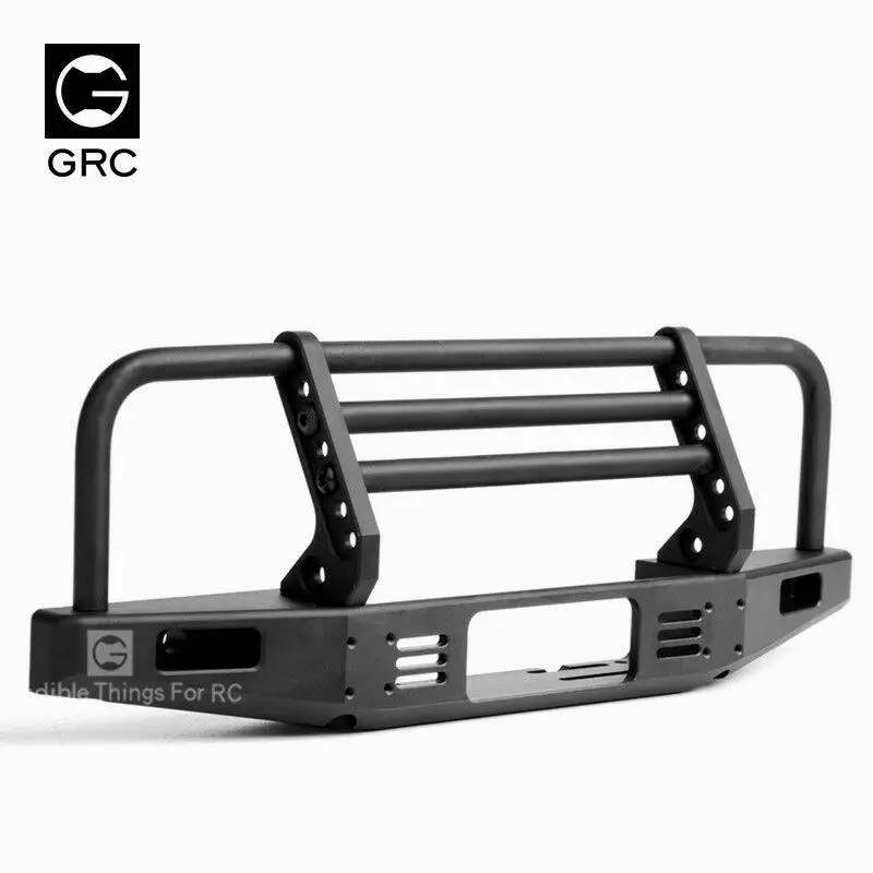 

Adjustable Metal Front Bumper with 2 LED Light for 1/10 RC Crawler Trax For TRX4 Defender Axial SCX10 SCX10 II 90046 90047