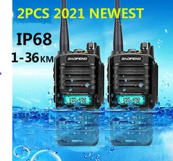 Baofeng-walkie-talkie inalámbrico Uv-9r plus, radio Cb de largo alcance, 10W, 100 km, 50km, 20KM, para coche, caza, aficionado