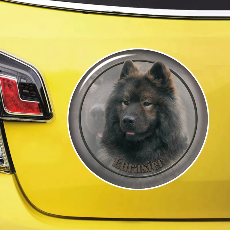 

S62163# Eurasier Dog Self-adhesive Decal Car Sticker Waterproof Auto Decors on Bumper Rear Window Laptop Choose Size