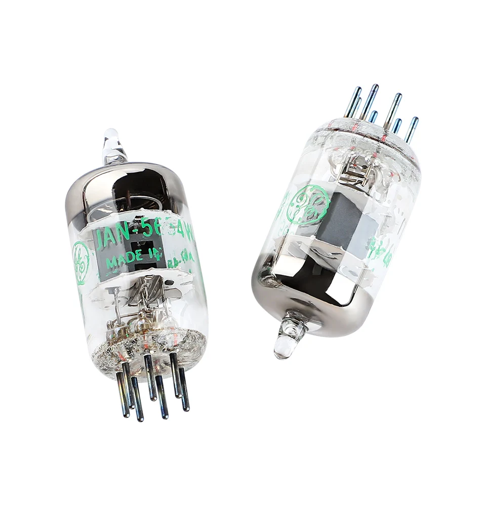 AIYIMA 2Pcs GE 5654W Vacuum Tube Valve Vacuum Electronic Tube Upgrade For 6J1 6m1 6AK5 6J1P EF95 Pairing Amplifier Audio
