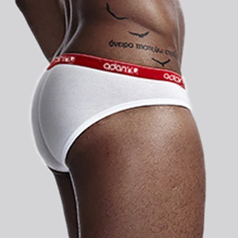 ADANNU Brand Men UNderwear Sexy Men Briefs Cotton Male Panties Cueca Tanga Comfortable Underpants Breathable U Pouch Silp Homme