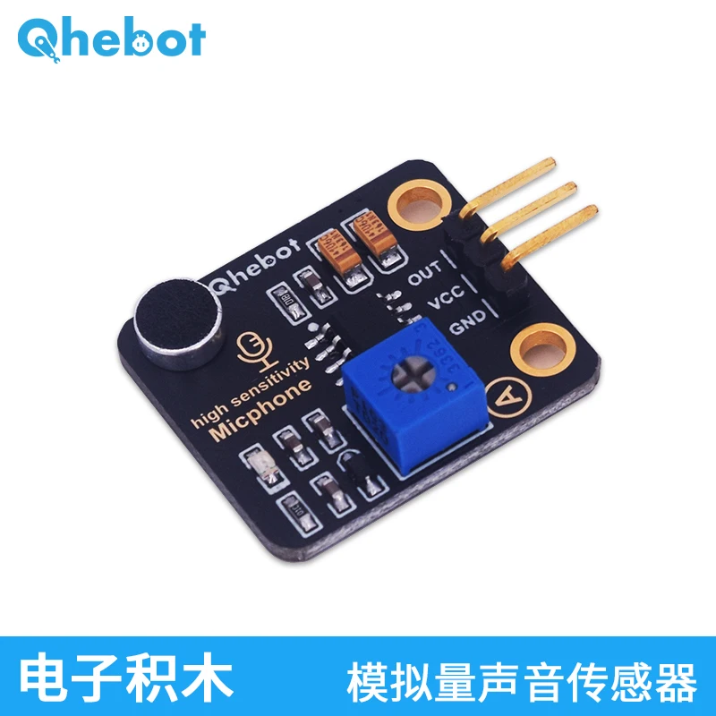 Analog Sound Sensor Module Microphone Volume Is Suitable for Arduino Electronic Building Blocks