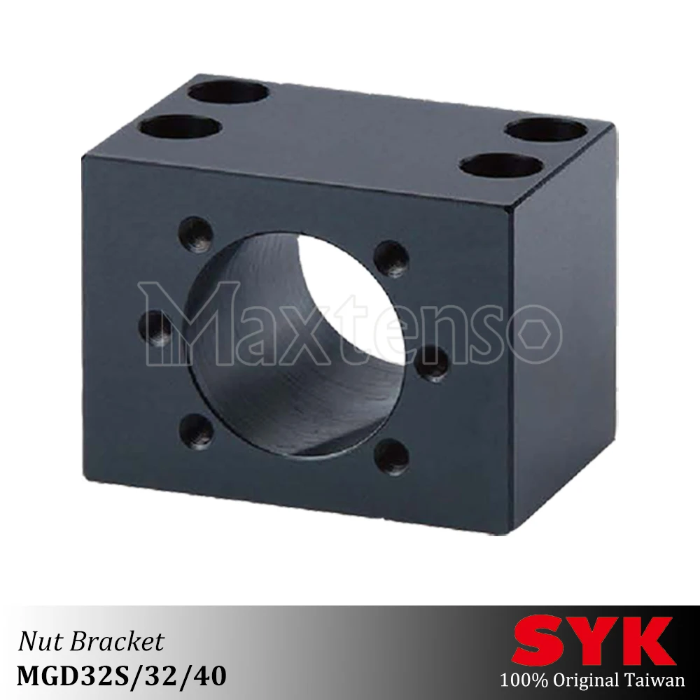 

SYK MGD32 MGD40 Professional Nut Bracket ballscrew nut housing for TBI sfu HIWIN fsi ballscrew Nut CNC Parts