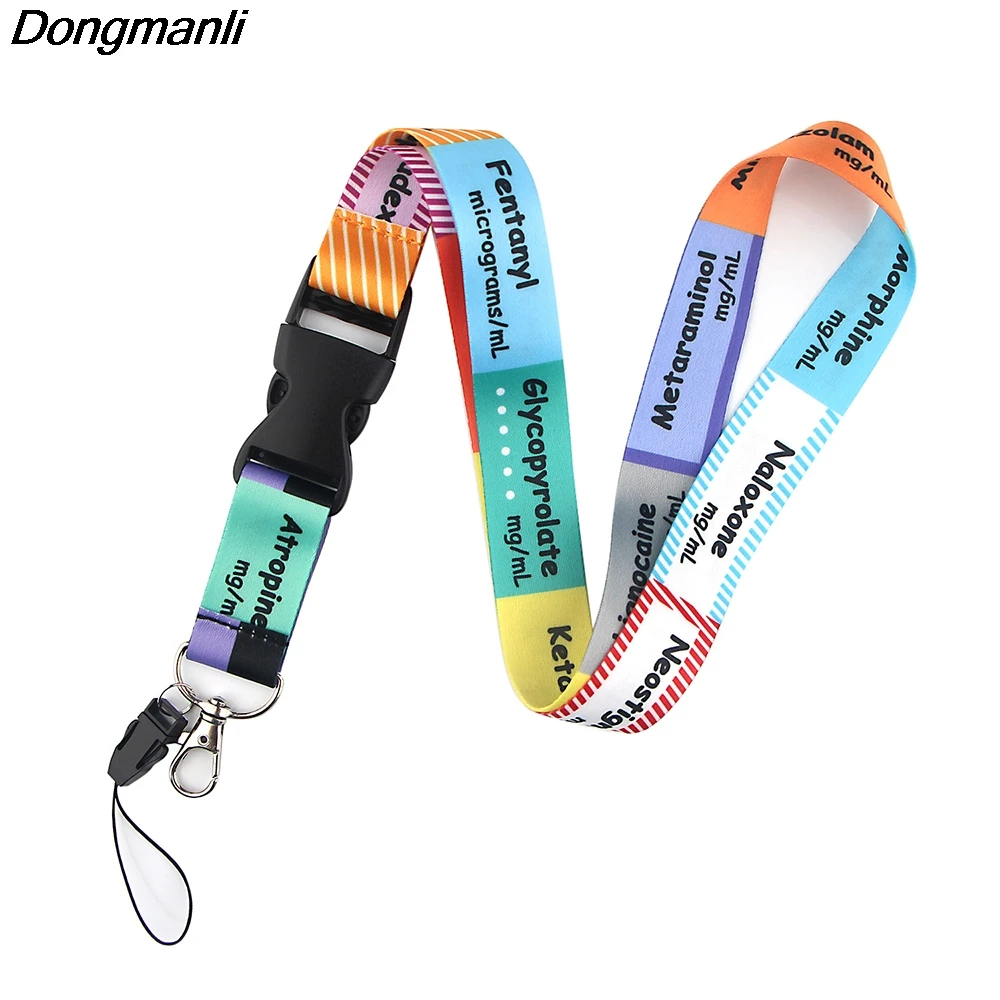 YL541 Wholesale Star Collection Lanyard Car KeyChain ID Card Pass Gym Mobile Phone Badge Key Ring Holder Accessories Gifts