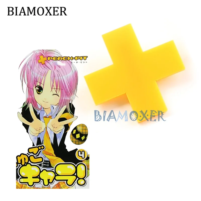 8 colors Shugo Chara Cosplay wigs Hinamori Amu Tsukiyomi Utau Cosplay hairpin Red White Black Cross COS prop