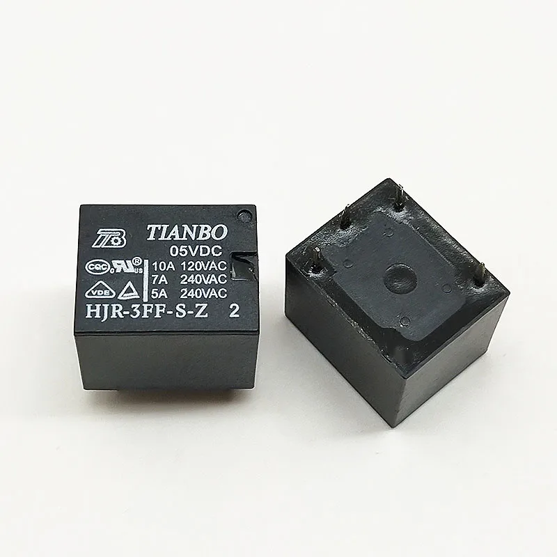 10 шт./лот Новое реле Φ HJR 3FF S H 24V HJR-3FF-S-H-5VDC 12V 4pin 10a