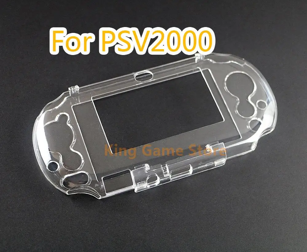 50pcs/lot Crystal Case Cover Transparent Protective Cover Shell Skin for Sony psv2000 Psvita PS Vita PSV 2000 Console Hard Case