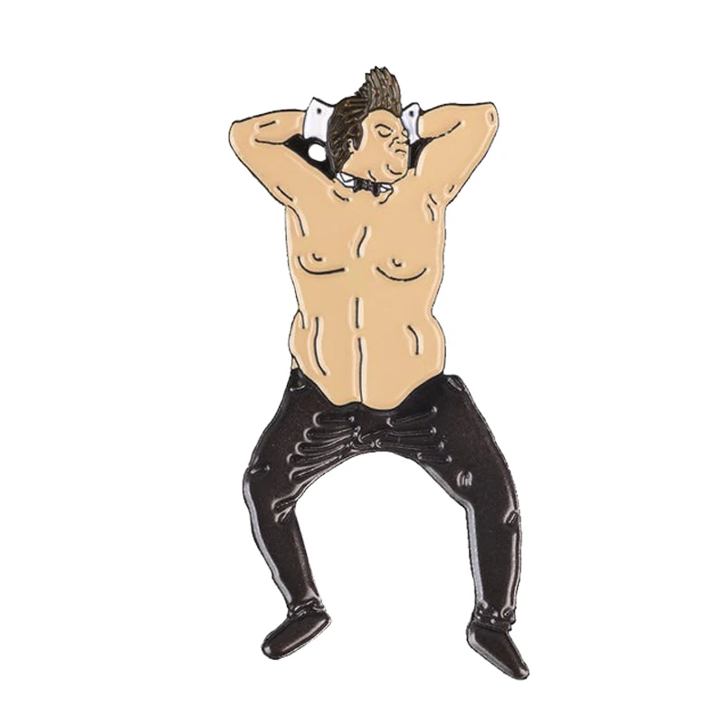 Chippendales Farley Moving Enamel Pin