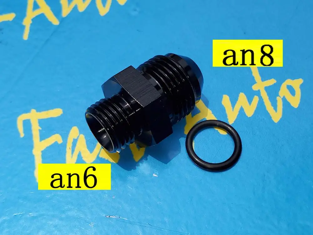 

Переходник ORB AN6 (6AN AN6) на an8 «папа» с уплотнительным кольцом