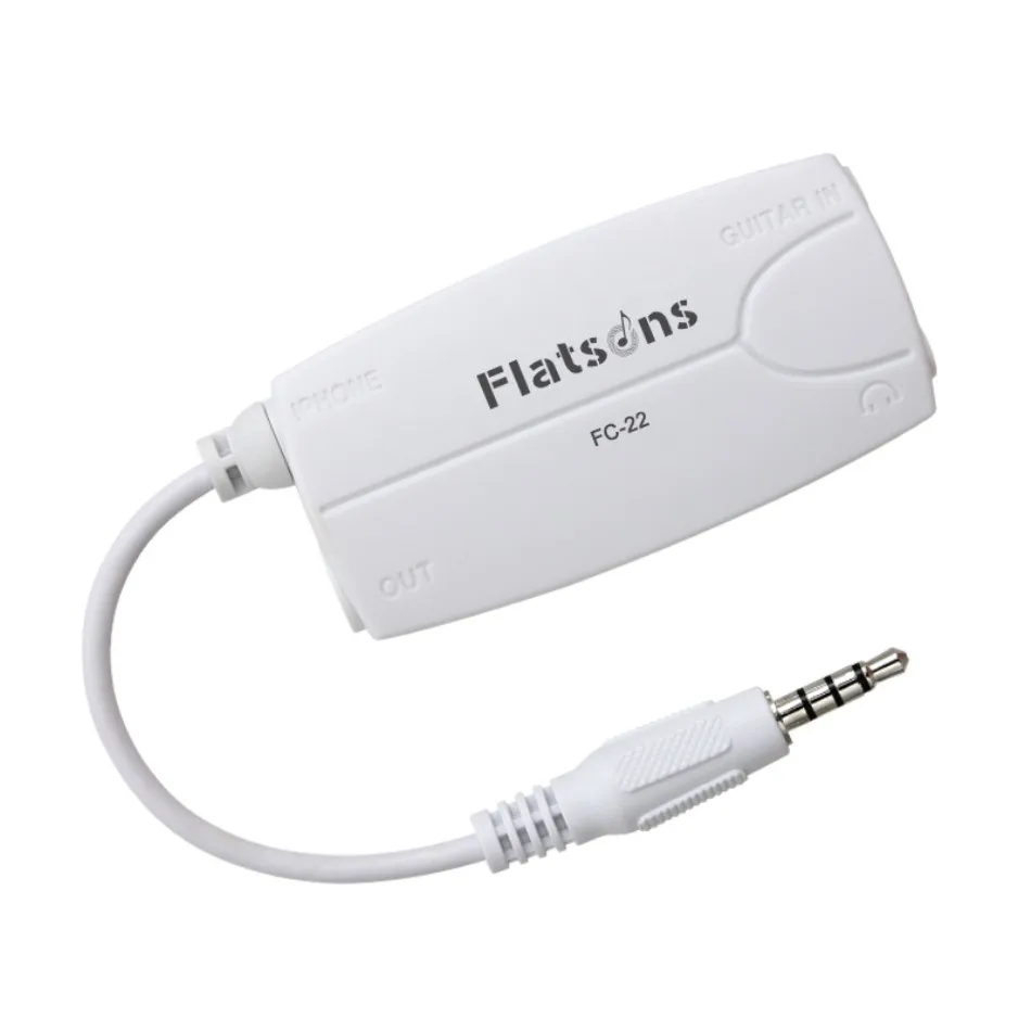 Flatsons convertitore per chitarra/basso connettore interfaccia Audio Kit Smart per chitarra per connessione Tablet smartphone