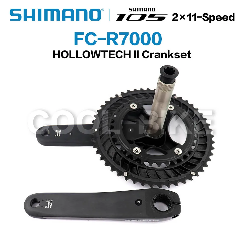 SHIMANO 105 FC R7000 Crankset 2x11-Speed HOLLOWTECH II CRANKSET 50-34T 52-36T 53-39T 165MM 170MM 172.5MM 175MM 5800