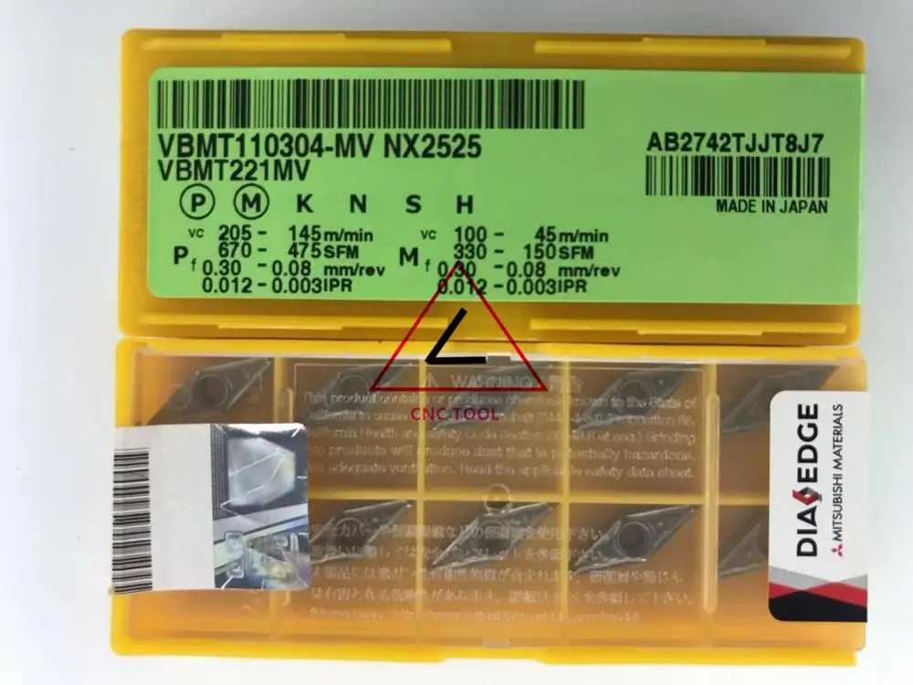 NX252510pcs vbmt 110304 mv แบบดั้งเดิมไดเอดจ์
