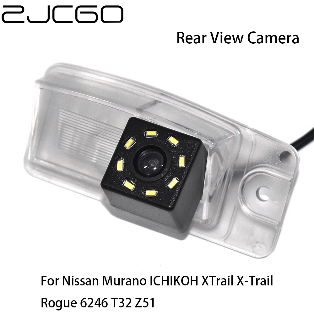 

ZJCGO HD CCD Car Rear View Reverse Back Up Parking Waterproof Camera for Nissan Murano ICHIKOH XTrail X-Trail Rogue 6246 T32 Z51