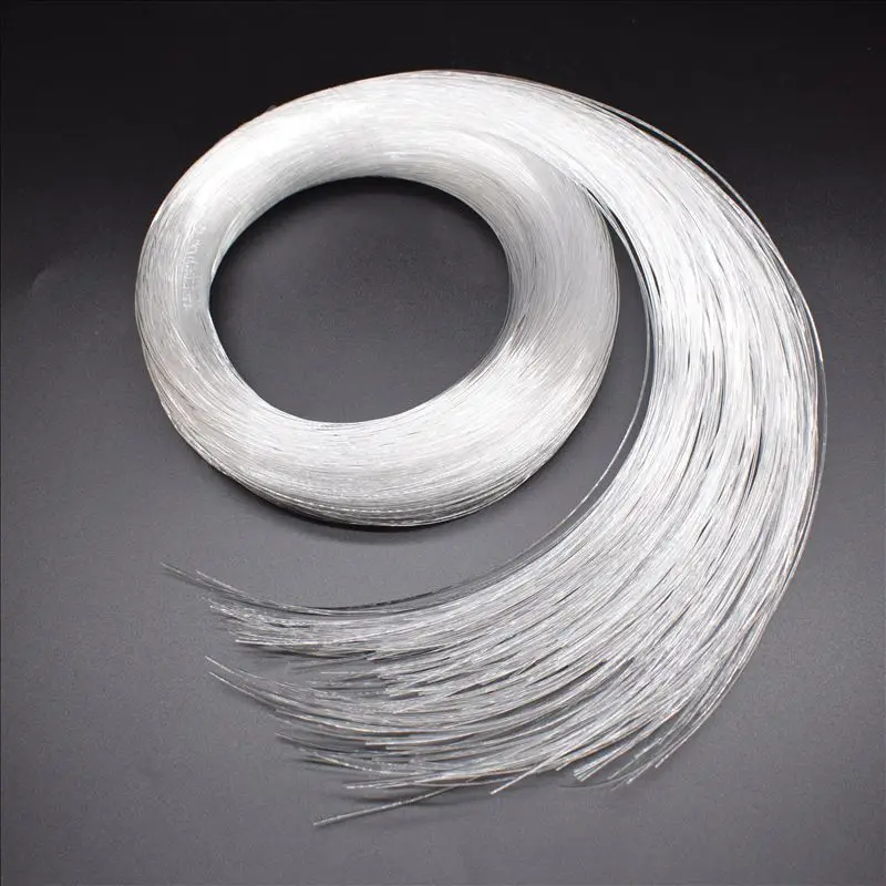 50～500PCS X 1mm X 2 Meter end glow PMMA plastic fiber optics cable for LED star ceiling light free shipping