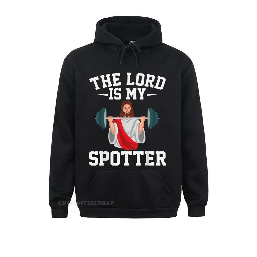 

Jesus Spotter Funny Christian Gym Fitness Biceps Quote Hoodie Youthful Hoodies For Women Faddish High Street Sportswears