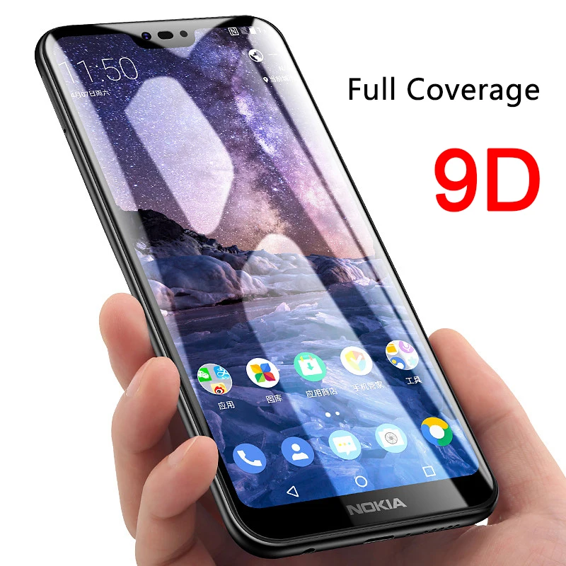 9D Coverage Full Coverage All Glue Protective Glass for Nokia 1 Plus 2 2.1 3 3.1 3.2 Tempered Glass for Nokia 4.2 5 5.1 Plus