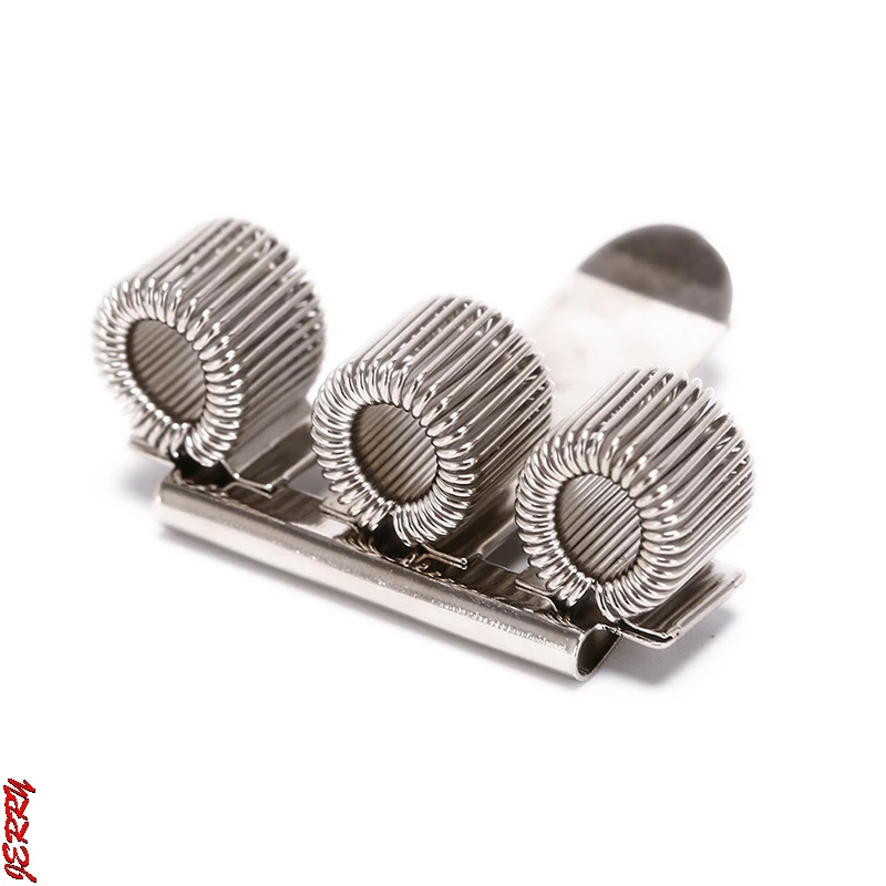 Portalápices de Metal con Triple agujero, 1 unidad, con Clip de bolsillo, soporte para uniforme de enfermera, almacenamiento de escritorio creativo