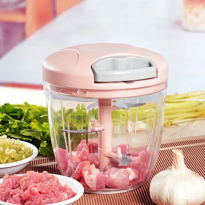 

900ML Rotate Vegetable Cutter Chopper Slicer Fruit Garlic Press Masher Cheese Crusher Cooking Accessories Kitchen Gadgets Tool