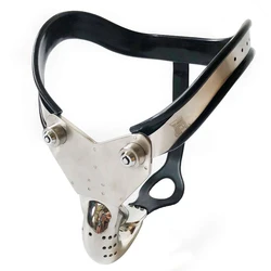 Male Chastity Belt Stainless Steel Chastity Cage With Removable Anal Bead Plug Mens Master Slave Lockable Penis Restraint Device