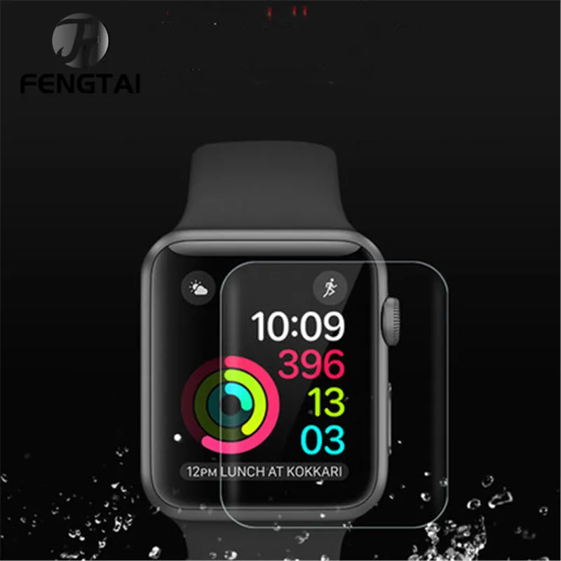 2PCSTPU Soft Full Coverage Protective Film for Apple Watch Series 3 2 1 38mm 42mm Screen Protector Cover