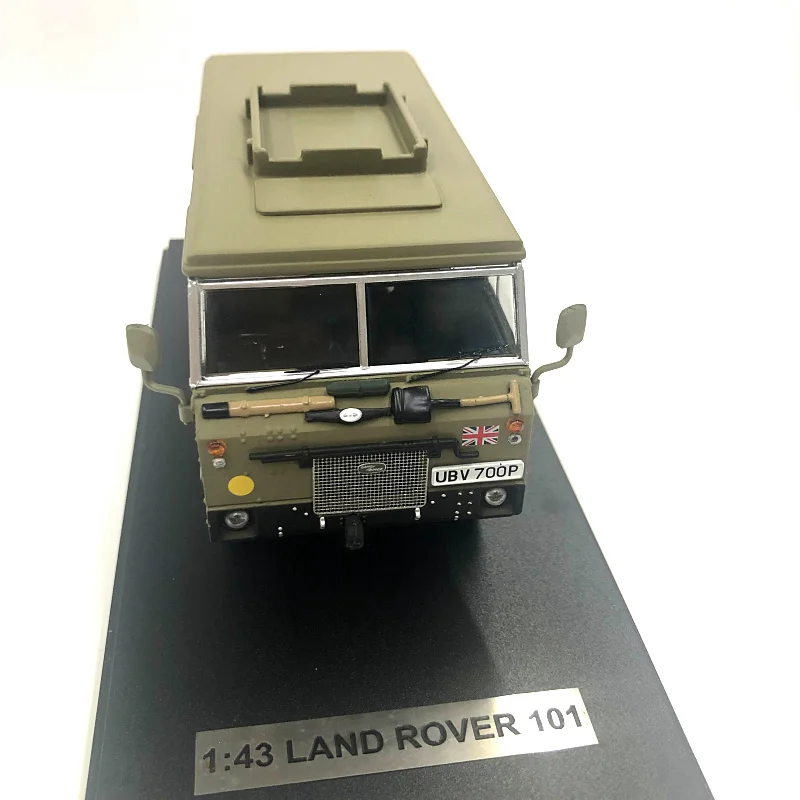 Diecast 1/43 Scale Land Rover 101 Off-road Truck Alloy Car Model Static Display Adult Collection toys