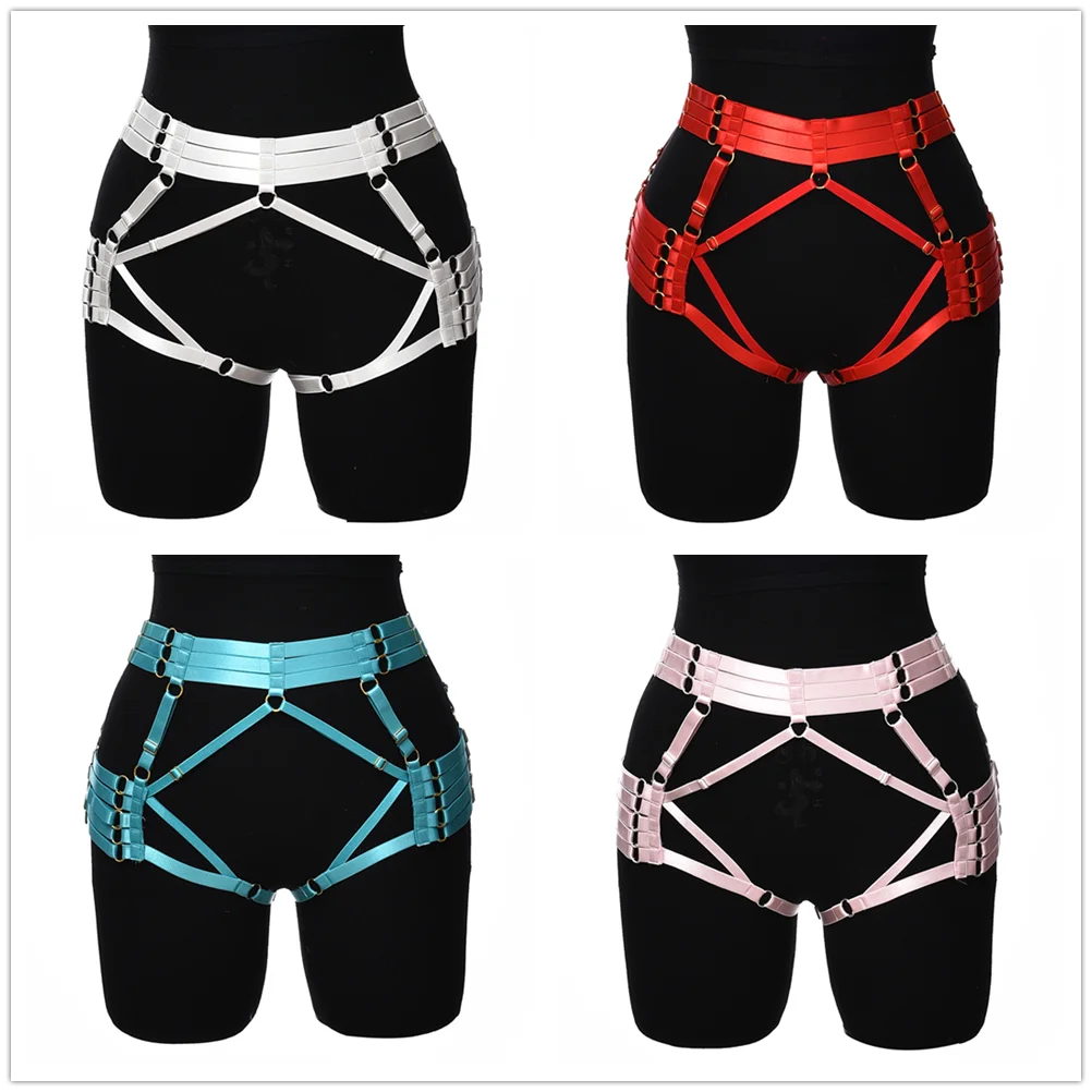 

Bondage S-ting Harness Women Garter Stocking Belt Gothic Body Sexy Lingerie Underwear Waist To Leg Harness Garter Panties