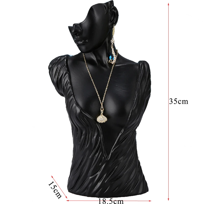 Black Stand Holder Bangle Watch Jewelry Storage Selling Mannequin Resin Necklace Pendant Earrings Jewelry Display
